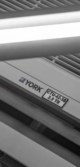 York indoor unit and its capacity label at Quixel, Blue Area