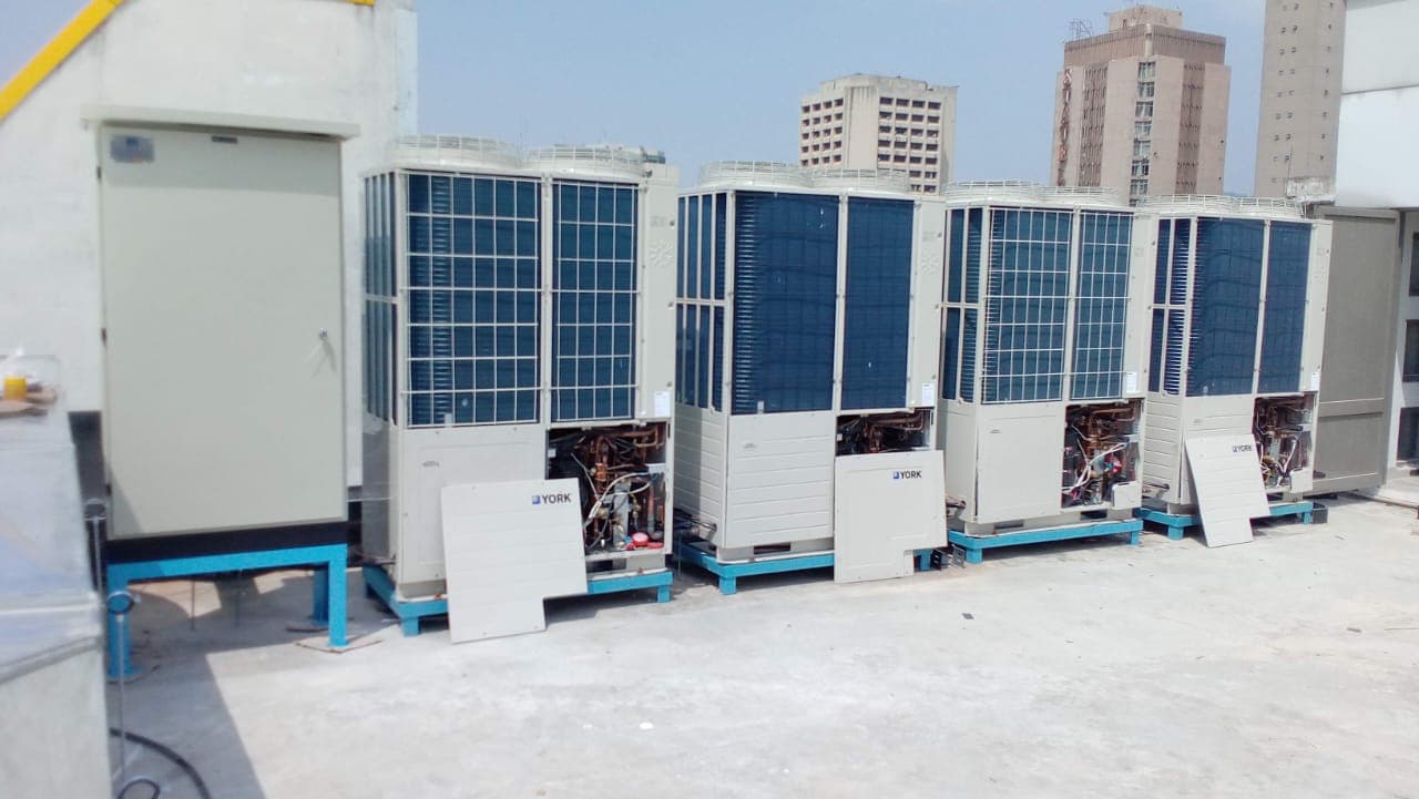 HVAC installation at Quixel